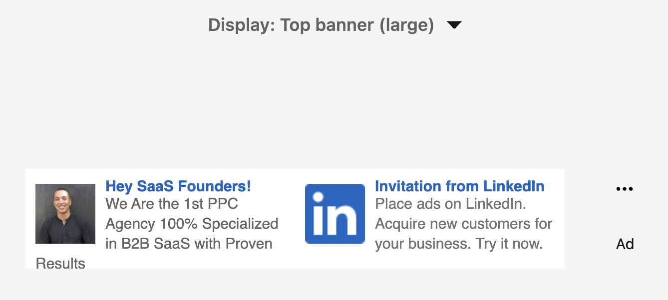 Text Ads LinkedIn