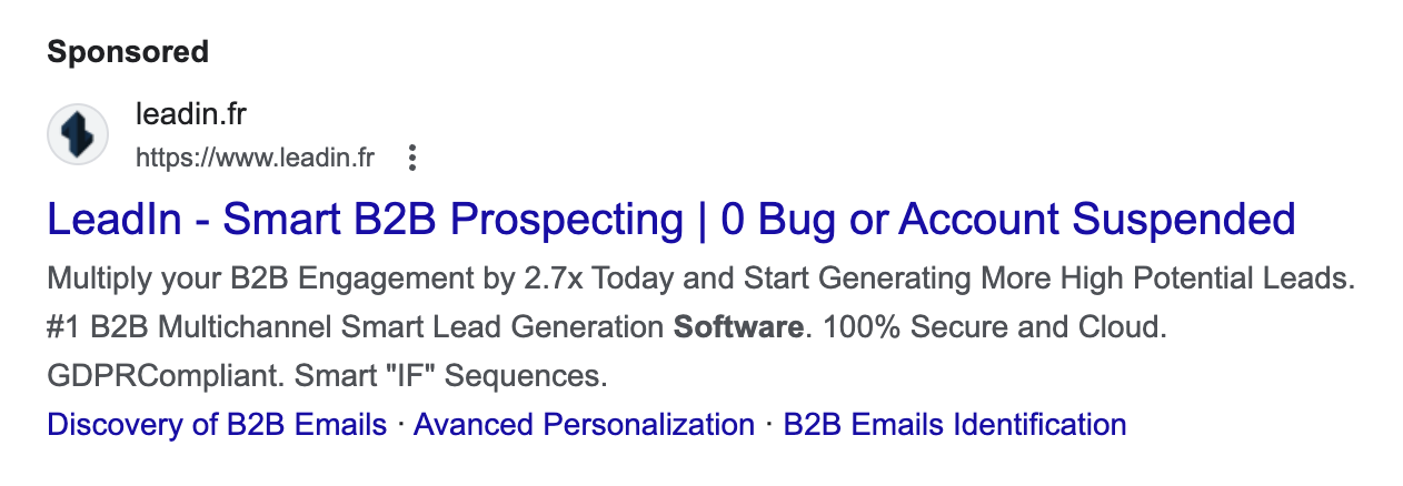 leadin google ads copy 