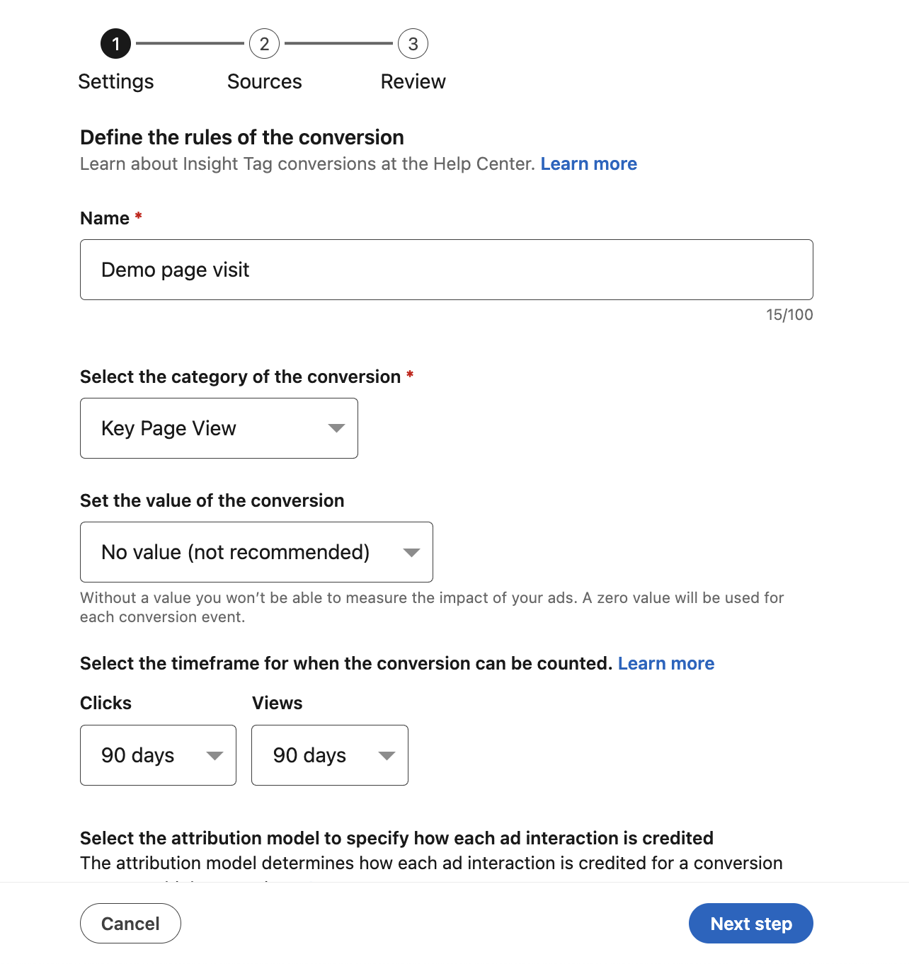 conversion tracking text ads